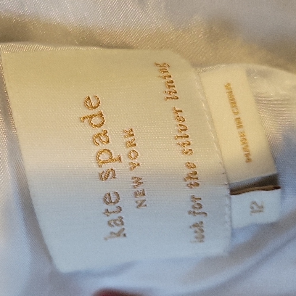 Kate Spade White and Black Midi Dress - Picture 9 of 9